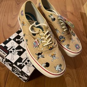 Exclusive One Piece/Vans collab shoes. New in box never worn with tags.